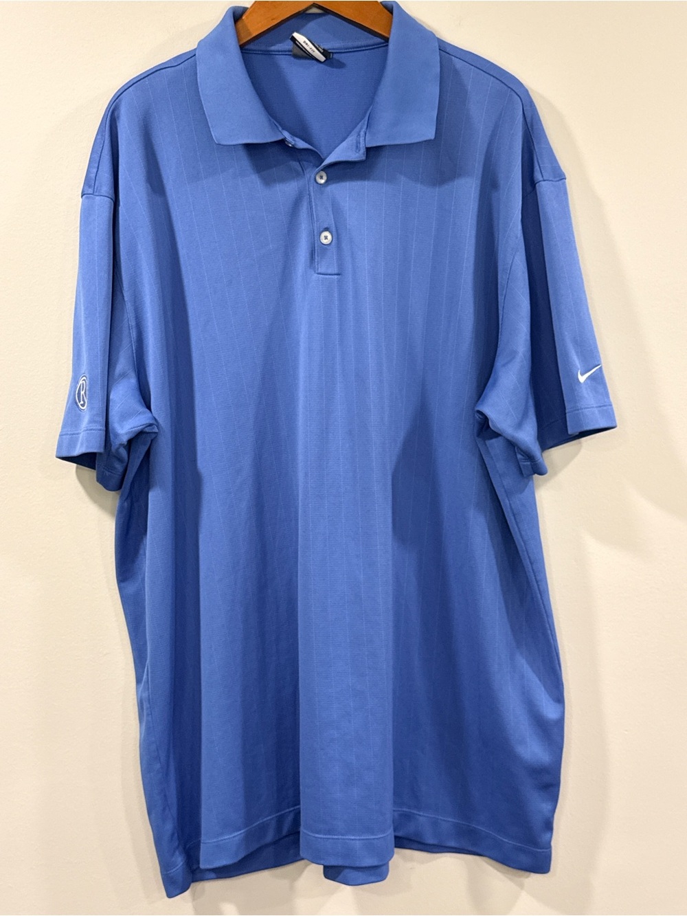 Nike Golf Men's Light Blue Short Sleeve Polo Size 3XL